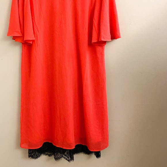 Modcloth Red & Black Lace Dress Size Large - Picture 2 of 8